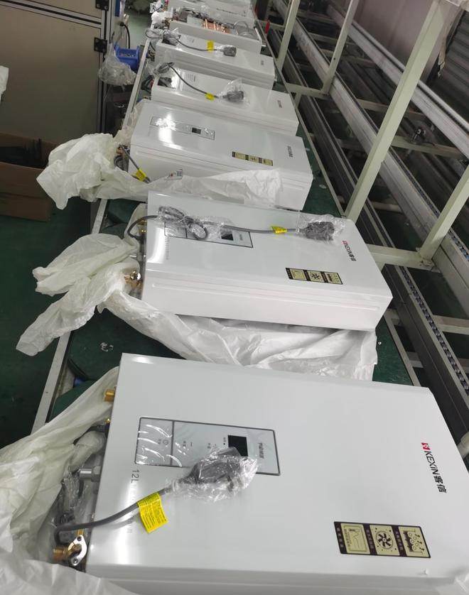 gas water heater assembly line